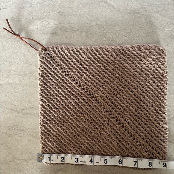 Handmade croqueted double layer potholder - Picture 3 of 4